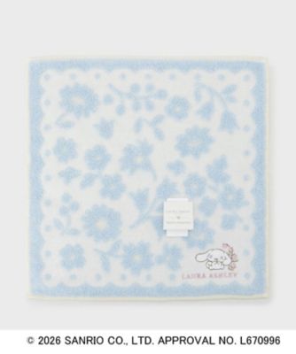 ＜LAURA ASHLEY＞タオルハンカチ　シナモロール　小花（２００２６０３２０６）