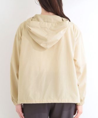 S－LL／UV】季節の変わり目に ゴールドパーツが上品なフード付き