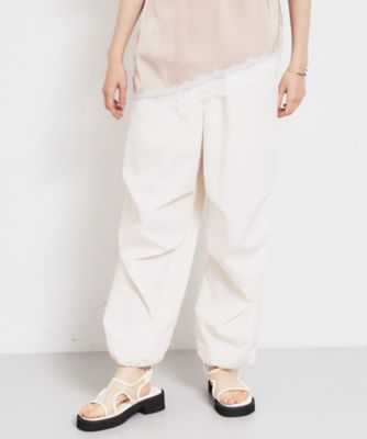 表情を変えられる2WAY 裾ドロストワークパンツ