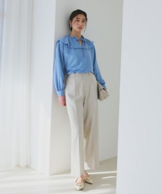 エアリーフリルブラウス（2002603332） | THE SHOP TK