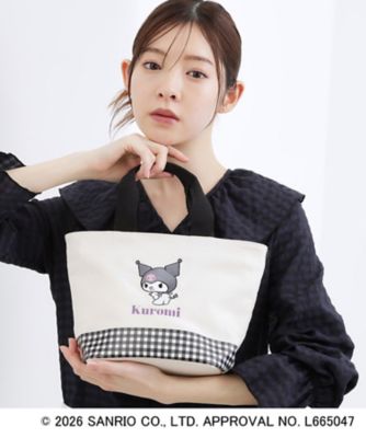 ＜GROVE (Women)＞【マイメロディ＆クロミ】ギンガムミニトート（２００２６０３５１９）