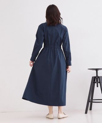 カシュクール風デザインワンピース【洗濯機OK