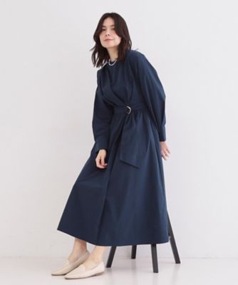 カシュクール風デザインワンピース【洗濯機OK