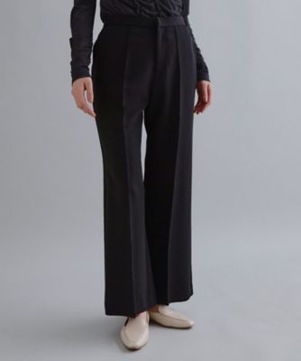 ＜OPAQUE.CLIP (Women)＞【ｅｓ】ストレッチピンタックフレアパンツ【洗濯機ＯＫ／抗ピル】（２００２６０３５４４）