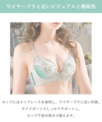ルイーザ ノンワイヤーブラ （D－F） ＜ノンワイヤーブラ メロフィー