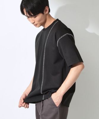 ハンドステッチ 半袖Tシャツ 洗濯機OK（2002603603
