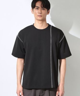 ハンドステッチ 半袖Tシャツ 洗濯機OK（2002603603