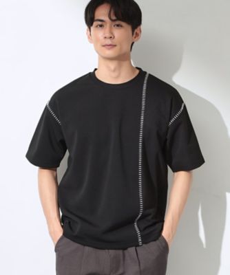 ハンドステッチ 半袖Tシャツ 洗濯機OK（2002603603