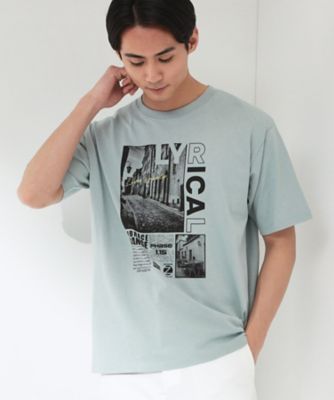夏コーデの主役に】グラフィックコットン半袖Tシャツ CAT