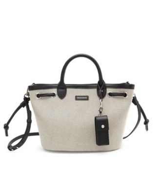 ＜DRESSTERIOR (Women)＞キャンバス×レザーバッグ（２００２６０３６０７）