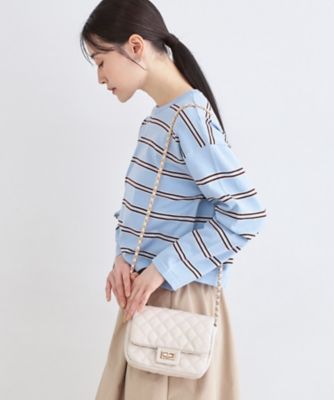 ＜OPAQUE.CLIP (Women)＞２ＷＡＹダイヤキルトチェーンショルダー（２００２６０３６０８）