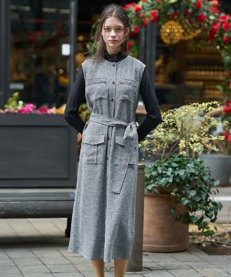 ＜DRESSTERIOR (Women)＞ウォッシャブル　ツイードライク　ワンピース（２００２６０３６４５）