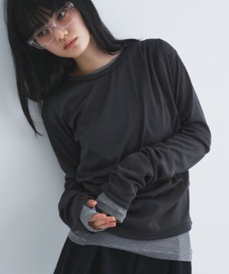 ＜CODE A (Women)＞ｓｈｅｅｒ　ｃｏｍｂｉ　ｌａｙｅｒ　ｔｏｐｓ（２００２６０３７０５）