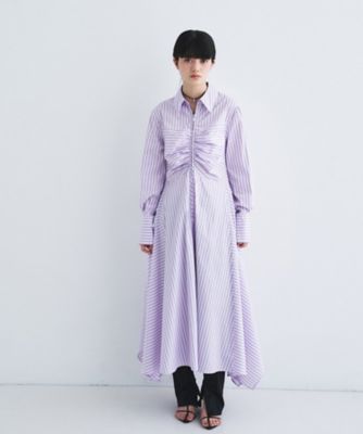 stripe shirt dress（2002603723） | CODE
