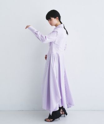 stripe shirt dress（2002603723） | CODE