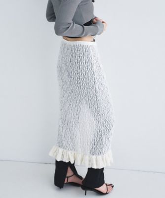 sensual lace tight skirt