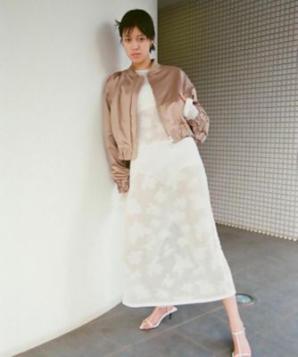 ＜CODE A (Women)＞ｆｌｏｗｅｒ　ｍｅｓｈ　ｄｒｅｓｓ（２００２６０３７９７）