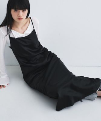 satin cami dress（2002603872） | CODE A