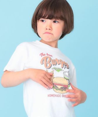 ＜THE SHOP TK (Baby&Kids)＞天竺アソート　アメカジプリント　半袖Ｔシャツ　ロゴ・キャット・ハンバーガー（２００２６０３９９３）