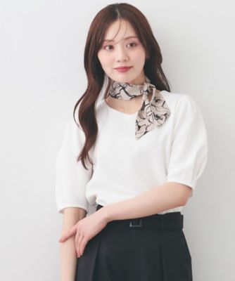 ＜index (Women)＞タックパフトップス【洗濯機ＯＫ／ＵＶケア／接触冷感】（２００２６０４０４８）