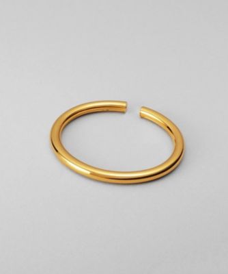 ＜COCOHNIK ONKITSCH (Women)＞シルバー　ホロウフレキシブルバングルＬ　ＧＰ（２００２６０４０７０）