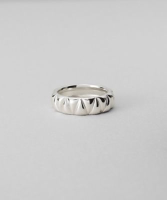 ＜COCOHNIK ONKITSCH (Women)＞シルバー　キルトリングＳ（２００２６０４０７５）