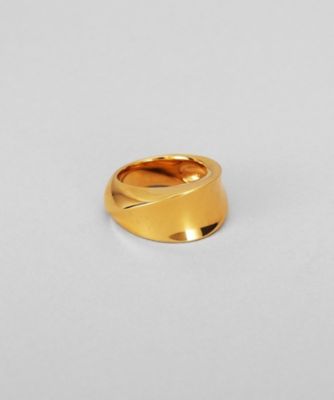 ＜COCOHNIK ONKITSCH (Women)＞シルバー　フローツイストリング　ＧＰ（２００２６０４０７６）