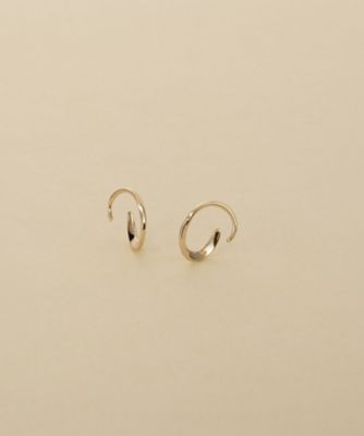 ＜COCOHNIK ONKITSCH (Women)＞Ｋ１０ツイステッドフープピアス（２００２６０４０９７）