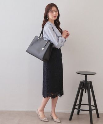 通勤対応／A4対応》カシメデザインスクエアトート