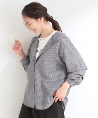 さらさ　新品　INella イネラ　ストライプ　シャツ　体型カバー STUDIOUS - さらさ様専用 新品 INella イネラ ストライプ シャツ 体型