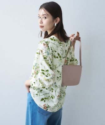 ＜UNTITLED L (Women/大きいサイズ)＞ボタニカルブラウス（２００２６０４２４１）