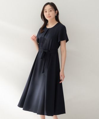 ＜UNTITLED (Women)＞【接触冷感／吸水速乾／洗える】ドレープツイルワンピース（２００２６０４２９０）