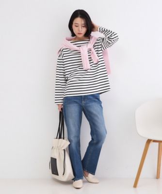 ボーダートップス【洗濯機OK】（2002604388） | OPAQUE