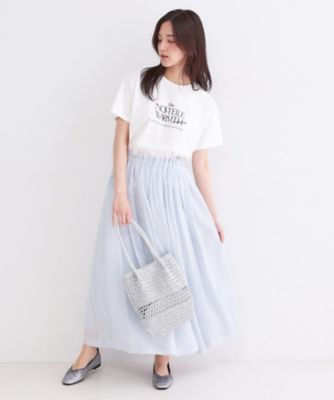ロゴプリント＆刺繍Tシャツ【洗濯機OK】（2002604395