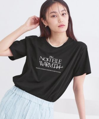ロゴプリント＆刺繍Tシャツ【洗濯機OK】（2002604395