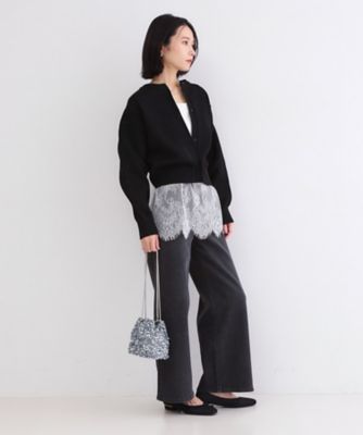 裾レースタンクトップ【洗濯機OK】（2002604396