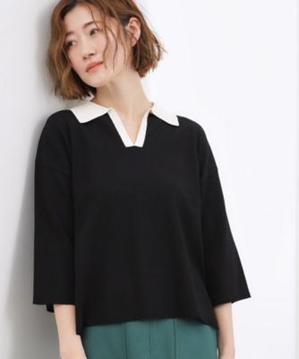 ＜GROVE (Women)＞【貴島明日香さん着用】ラガークロップドプルオーバー（２００２６０４４４９）