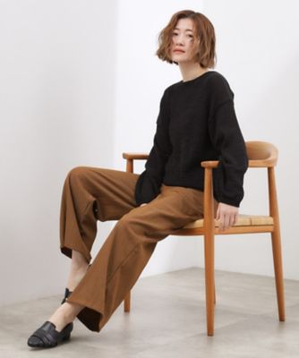貴島明日香さん着用・大人のリラックススタイル】テープヤーン ボート