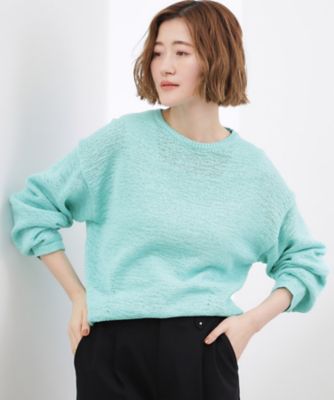 貴島明日香さん着用・大人のリラックススタイル】テープヤーン ボート