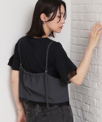 mini  サカイ バックレース 切り替え Tシャツ sacai - mini 様専用 サカイ バックレース 切り替え Tシャツの通販 by