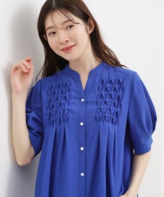 貴島明日香さん着用／体型カバー】ON・OFF使えるスモッキング