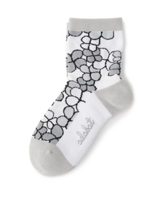 ＜adabat＞フラワーショートソックス（２００２６０４５３８）