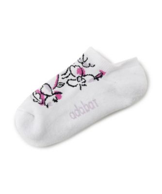 adabat/アダバット ラインフラワーショートソックス（２００２６０４５３９）