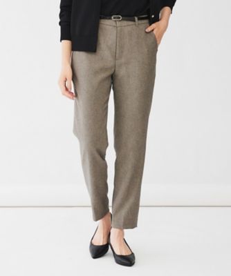 ＜UNTITLED (Women)＞【通勤スーツ／入卒／セレモニー】ウーステッドカルゼ　テーパードパンツ（２００２６０４５９７）