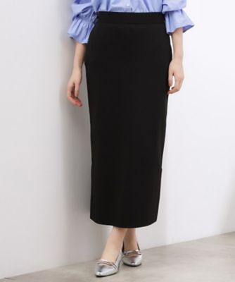 ＜GROVE (Women)＞【貴島明日香さん着用】洗濯機で洗えるニットナロースカート（２００２６０４８７４）