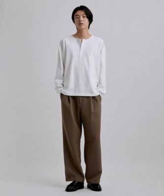 ヘンリーネック長袖Tシャツ（2002604988） | tk. TAKEO