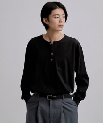 ヘンリーネック長袖Tシャツ（2002604988） | tk. TAKEO