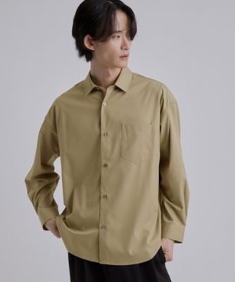 なめらかオーバーシャツ（2002605006） | tk. TAKEO KIKUCHI