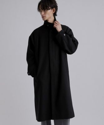 期間限定お値下げ　タケオキクチ　厚地ウールコート深い黒色　極美品　防寒 2WAY】ステンカラーコート（2002605049） | tk. TAKEO