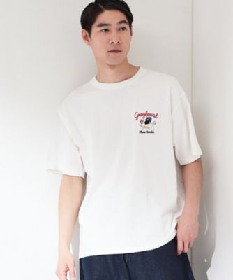 ヒゲオジ サガラ刺繍 半袖Tシャツ 【洗濯機OK